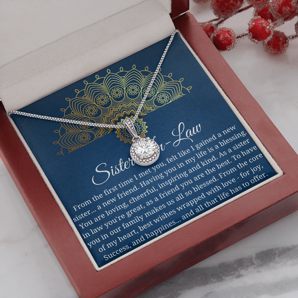 Sister in Law Necklace Gift, Bonus sister Necklace, Future Sister in Law Gift, Sister in Law Wedding Gift, Sister in Law Birthday Gift