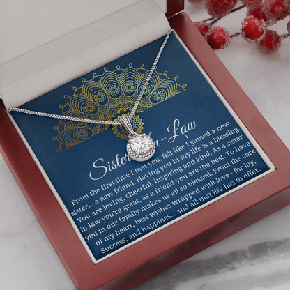 Sister in Law Necklace Gift, Bonus sister Necklace, Future Sister in Law Gift, Sister in Law Wedding Gift, Sister in Law Birthday Gift