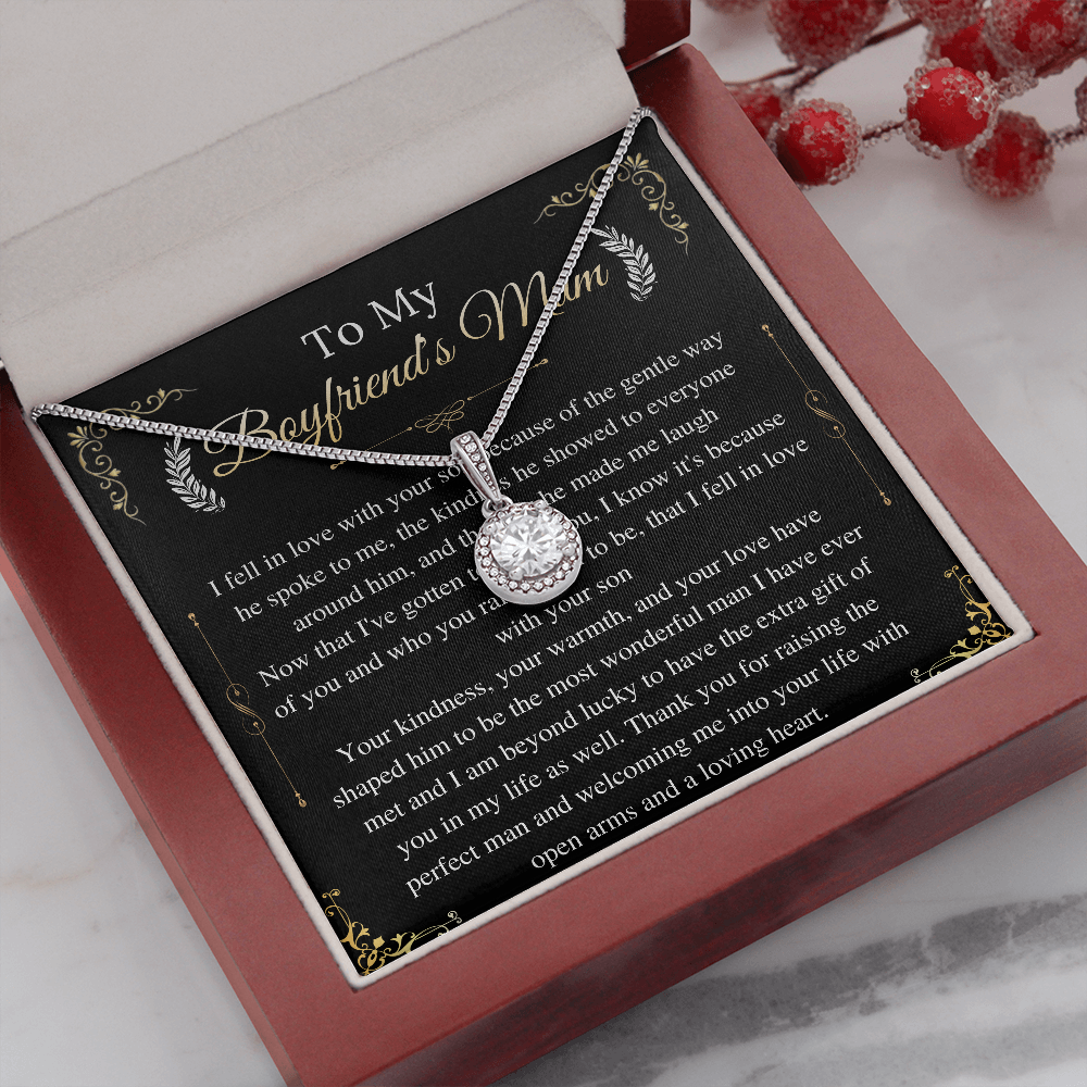 Necklace Gift For Boyfriend's Mom Christmas Gift To My Boyfriend’s Mom Present Mother's Day Gift For Boyfriends Mom Birthday Gift for her