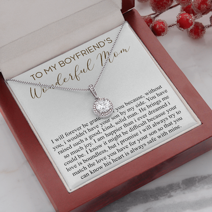 Personalized Necklace Gift For Boyfriend's Mom, Christmas Gift For Boyfriend’s Mom, Boyfriends Mom Birthday Gift, Gift for Mother In Law