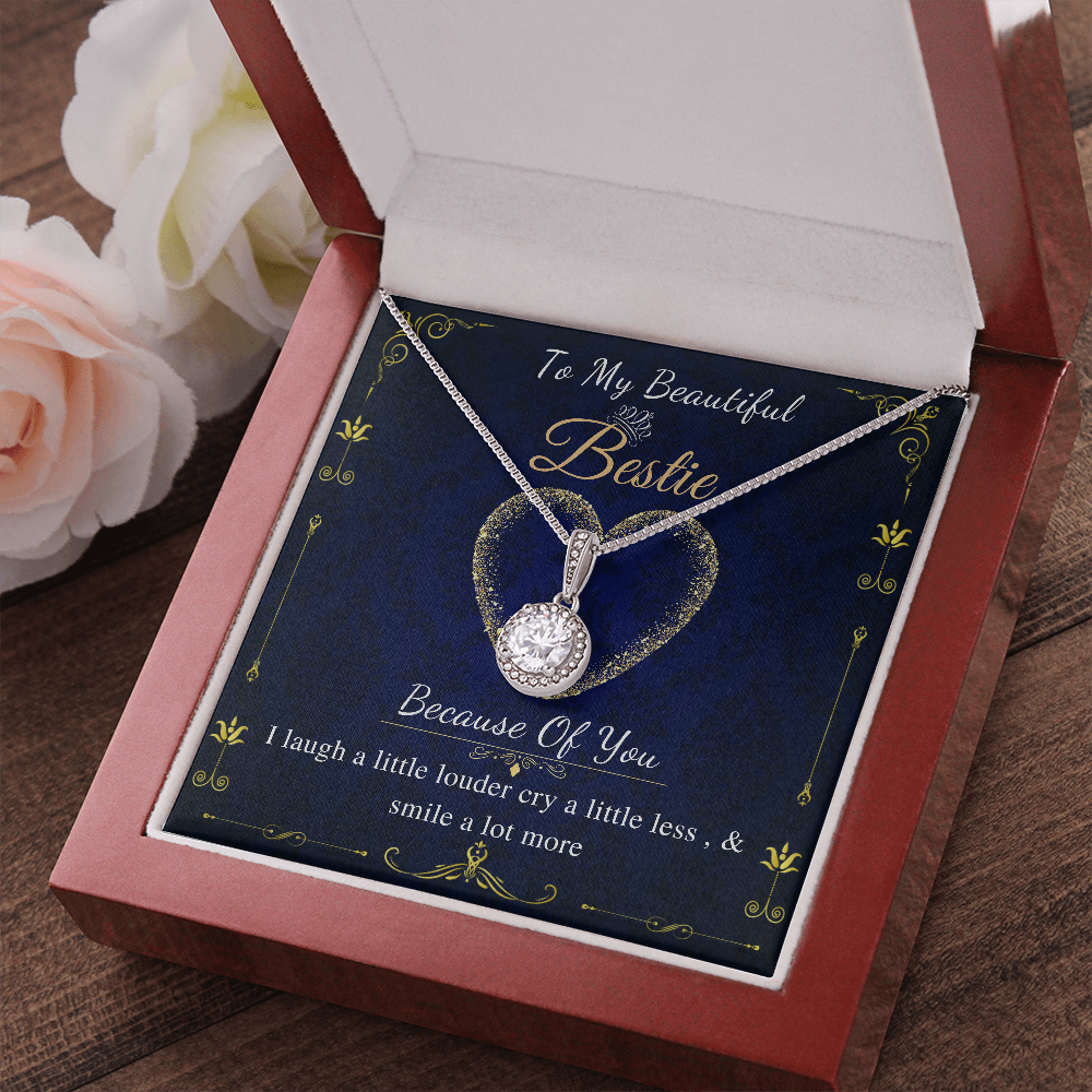 To My Bestie Necklace, Valentines Day Gift For Best Friend, Soul Sister Gift, Long Distance Best Friend Gift, Birthday, Pregnancy, Wedding