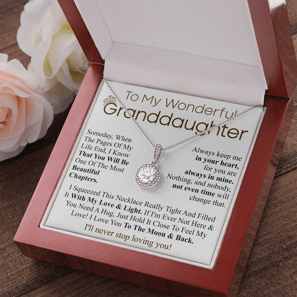 to my wonderful granddaughter