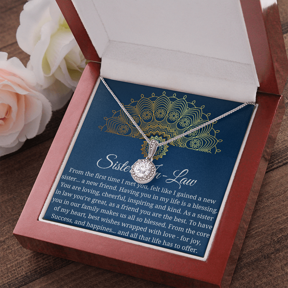 Sister in Law Necklace Gift, Bonus sister Necklace, Future Sister in Law Gift, Sister in Law Wedding Gift, Sister in Law Birthday Gift