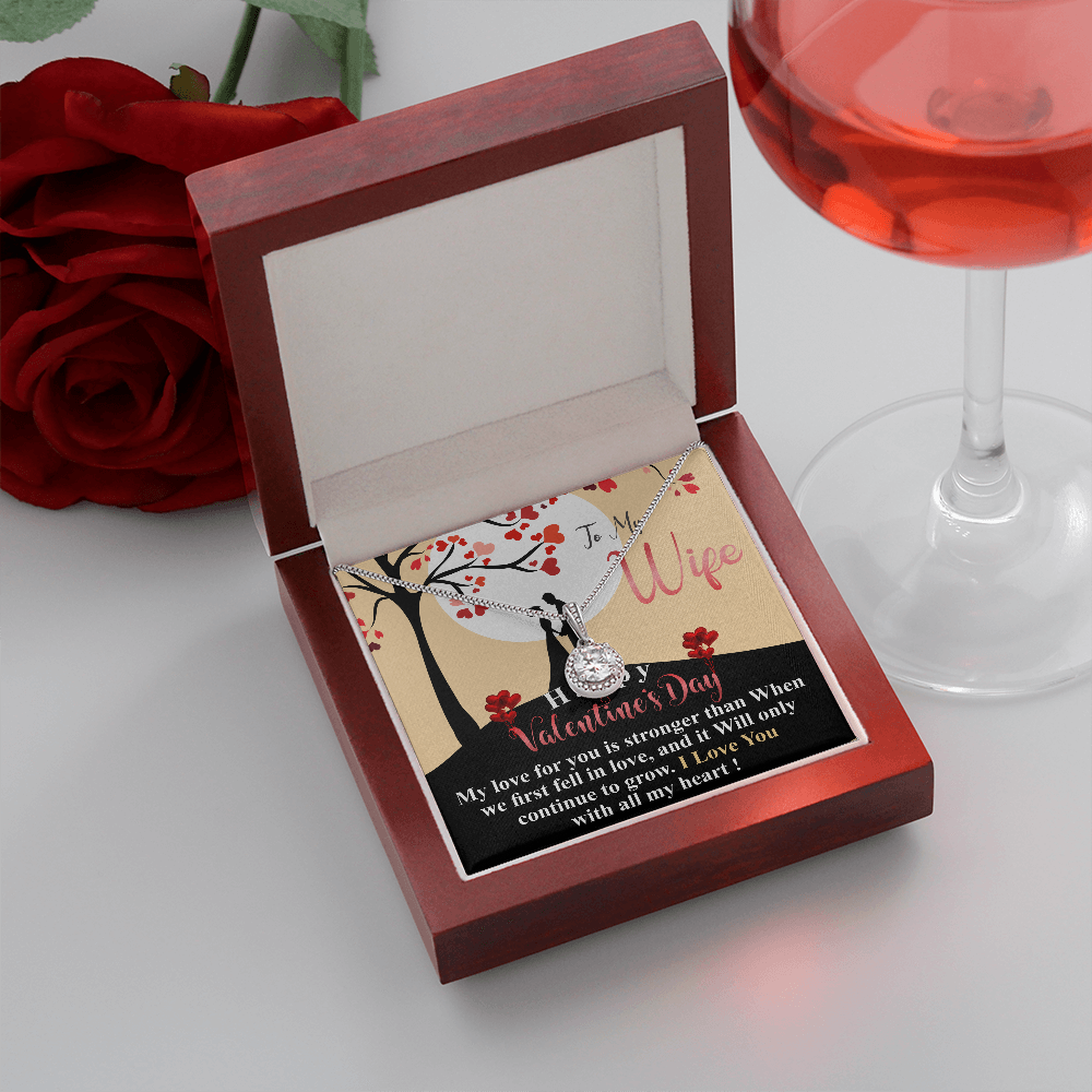 Valentine Gift For Wife, Personalized Message Card Necklace, Romantic Valentine's Day Gift From Husband, Valentine Gift for her, Anniversary
