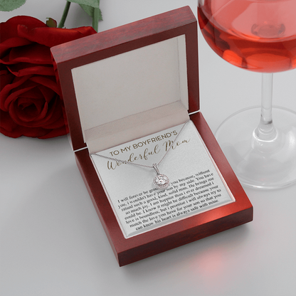 Personalized Necklace Gift For Boyfriend's Mom, Christmas Gift For Boyfriend’s Mom, Boyfriends Mom Birthday Gift, Gift for Mother In Law