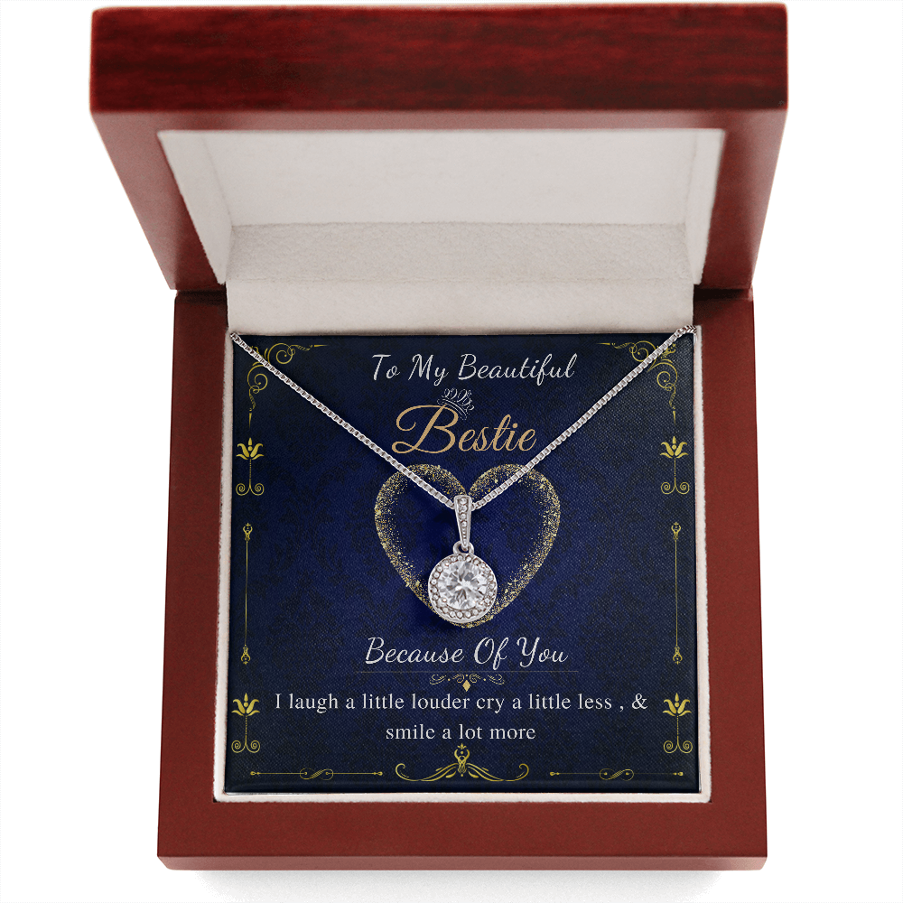 To My Bestie Necklace, Valentines Day Gift For Best Friend, Soul Sister Gift, Long Distance Best Friend Gift, Birthday, Pregnancy, Wedding