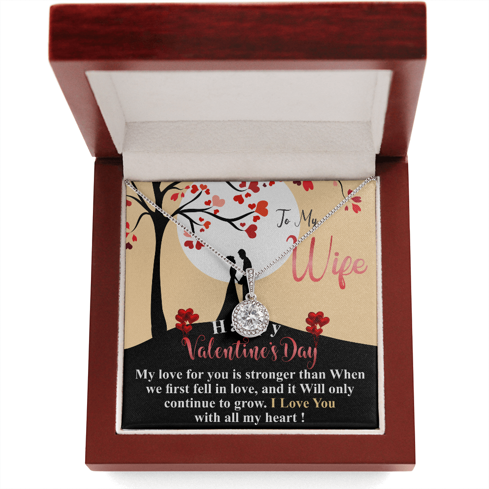 Valentine Gift For Wife, Personalized Message Card Necklace, Romantic Valentine's Day Gift From Husband, Valentine Gift for her, Anniversary