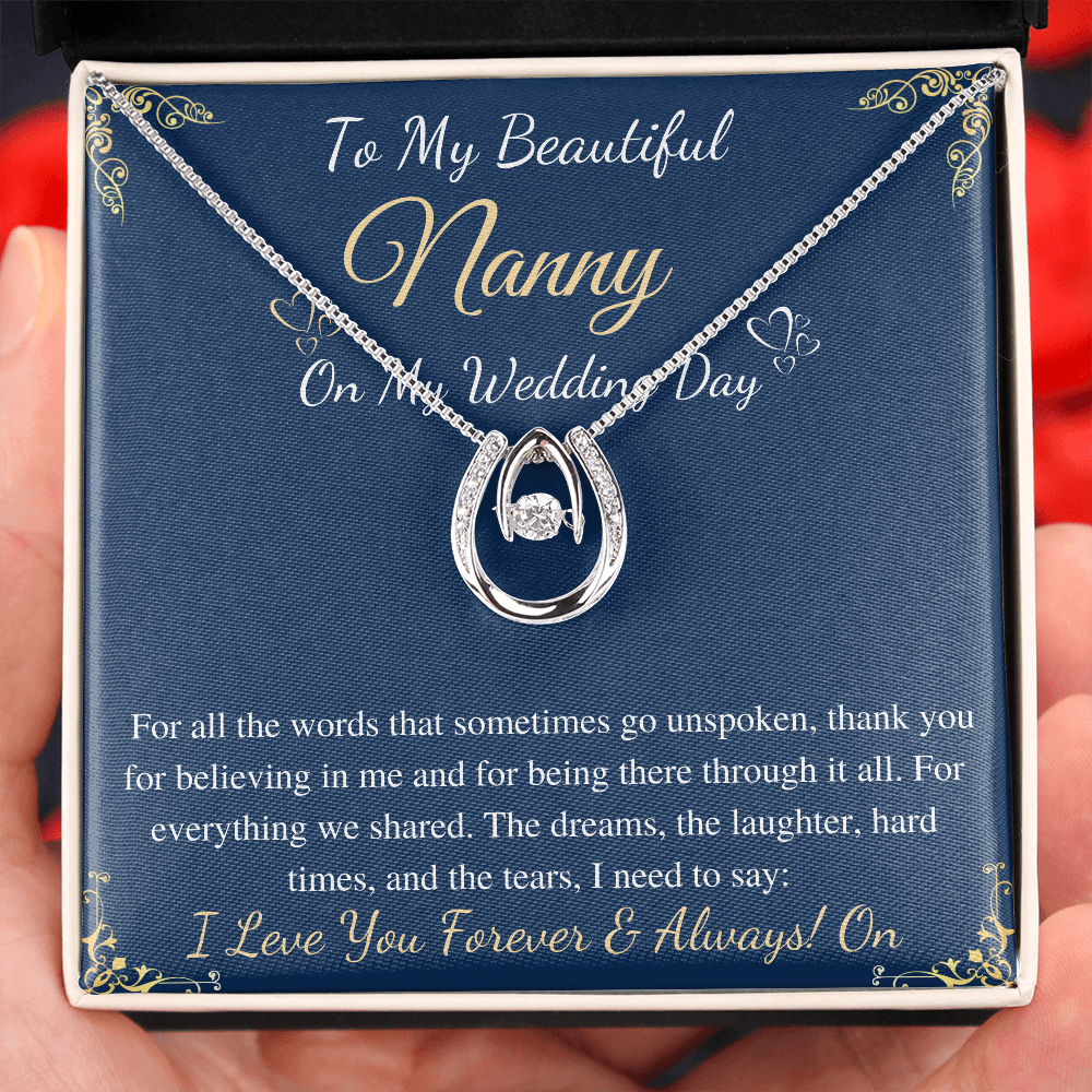 Gift To My Nanny On My Wedding Day, Gift From Bride To Grandmother On Wedding Day, Present For Nana For Granddaughter Wedding, gift for her