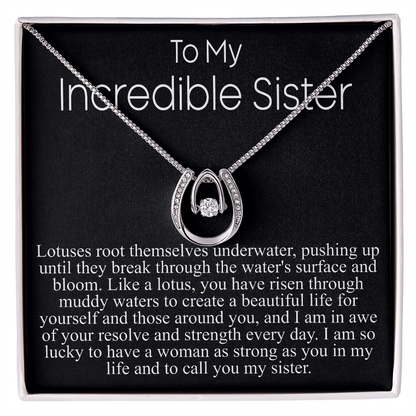 Personalized graduation day gift for Sister Necklace, bonus sister for graduation day, Graduation Gift -College Graduation Gifts for sister