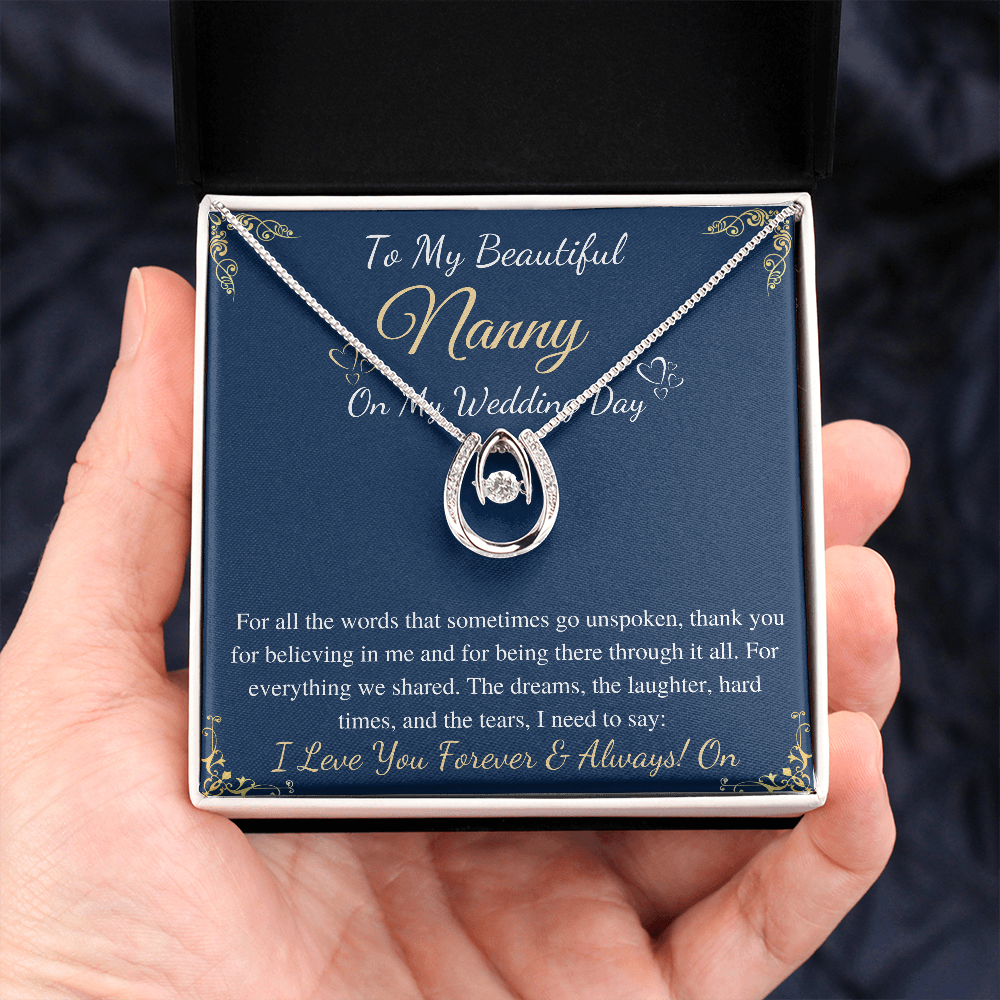 Gift To My Nanny On My Wedding Day, Gift From Bride To Grandmother On Wedding Day, Present For Nana For Granddaughter Wedding, gift for her