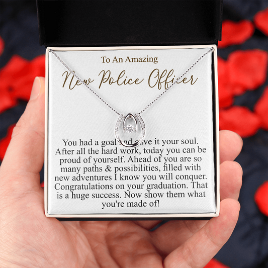 to an amazing new police offcer