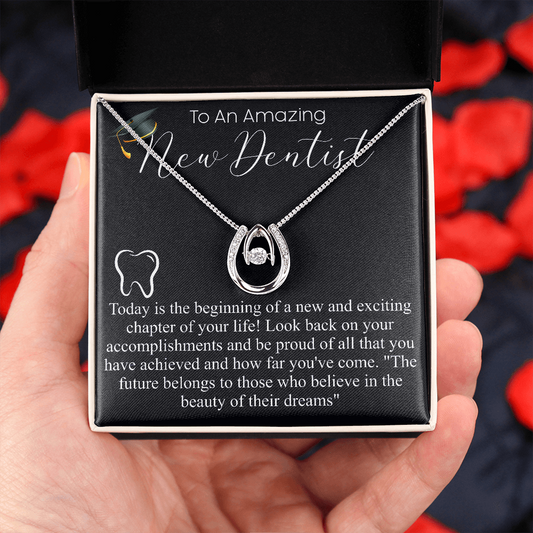 Gift For Dentist Gifts For Her Only The Strongest Women Become Dentists Necklace, Dental Pendant, Personalized gift with meassage card