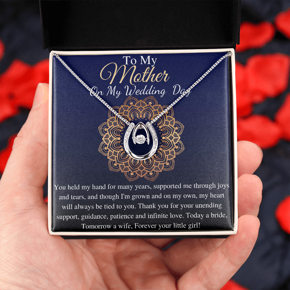 to my mother on my wedding day