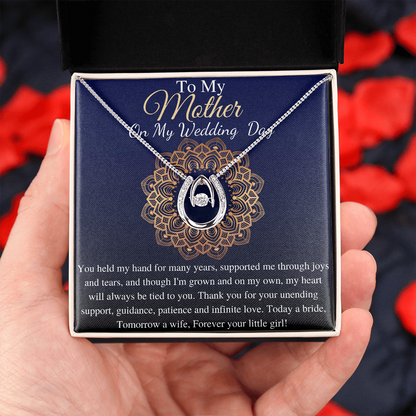 to my mother on my wedding day