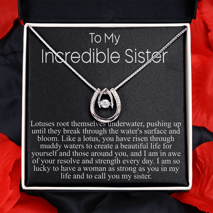 Personalized graduation day gift for Sister Necklace, bonus sister for graduation day, Graduation Gift -College Graduation Gifts for sister 1