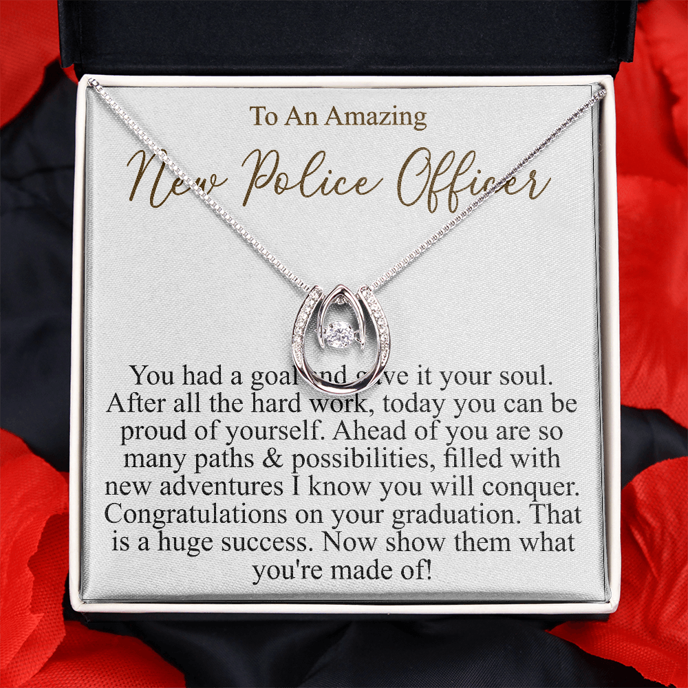 to an amazing new police offcer
