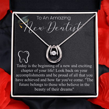 Gift For Dentist Gifts For Her Only The Strongest Women Become Dentists Necklace, Dental Pendant, Personalized gift with meassage card