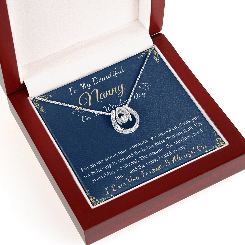 Gift To My Nanny On My Wedding Day, Gift From Bride To Grandmother On Wedding Day, Present For Nana For Granddaughter Wedding, gift for her
