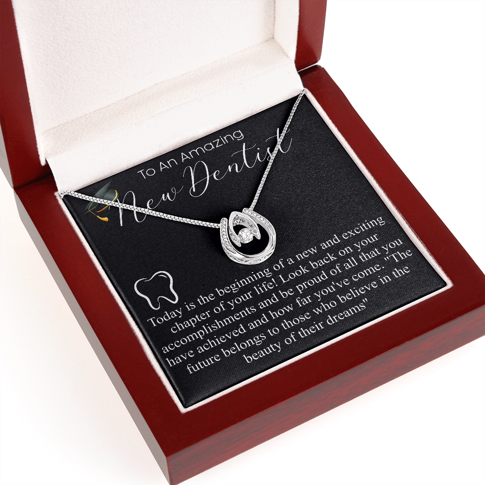 Gift For Dentist Gifts For Her Only The Strongest Women Become Dentists Necklace, Dental Pendant, Personalized gift with meassage card