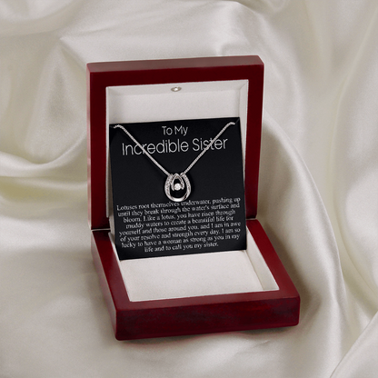 Personalized graduation day gift for Sister Necklace, bonus sister for graduation day, Graduation Gift -College Graduation Gifts for sister 1