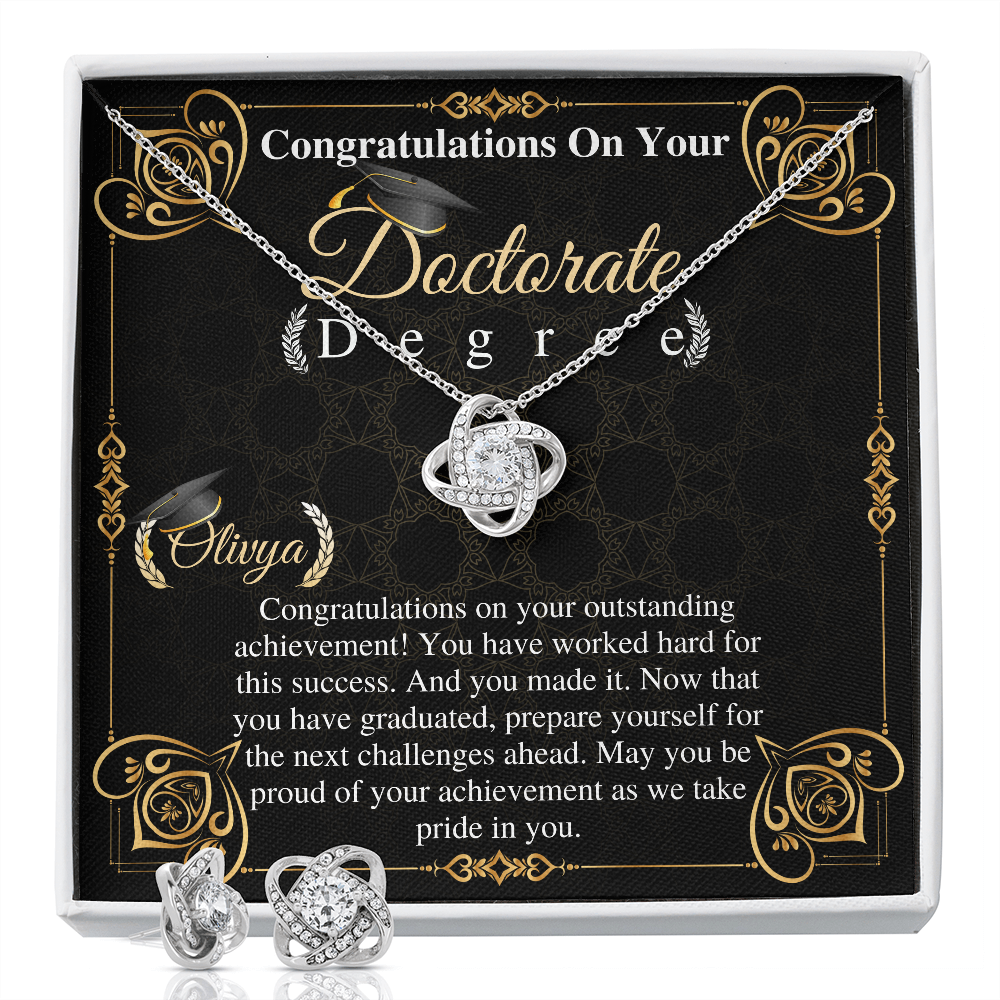 congratulation on your doctorate