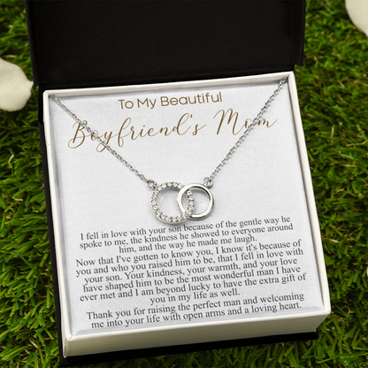 to my wonderful boyfriends mom