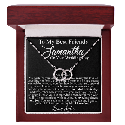 TO MY BEST FREINDS ON YOUR WEDDING DAY