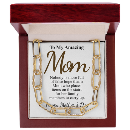 to my amazing mom
