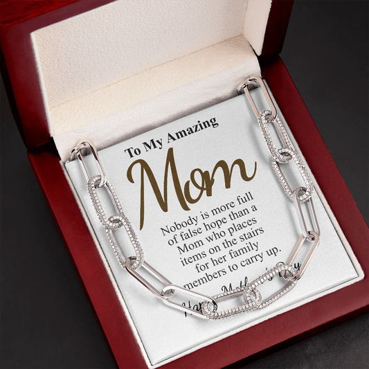 to my amazing mom