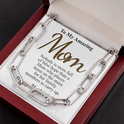 to my amazing mom
