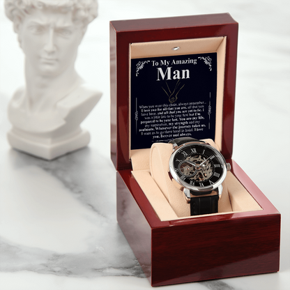 to my amzing man