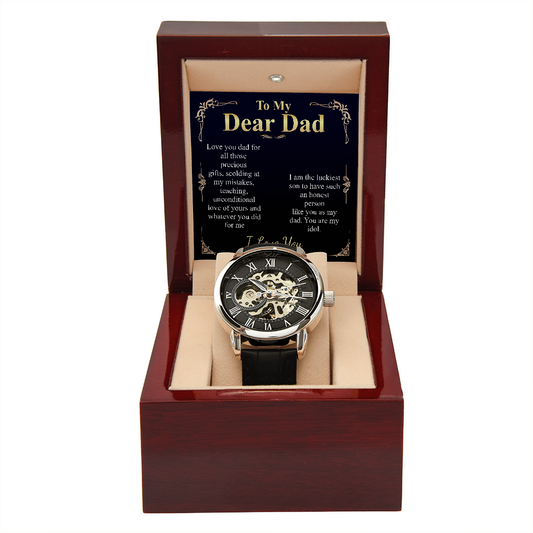 to my dear dad