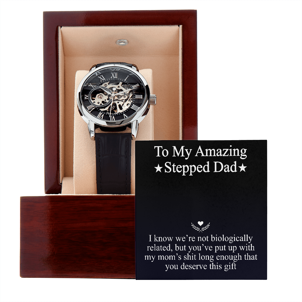 to my amazing stepped dad