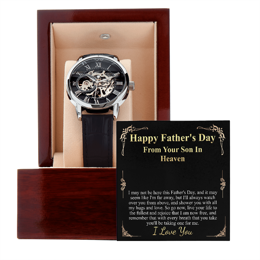 happy fathers day frome your son in heaven
