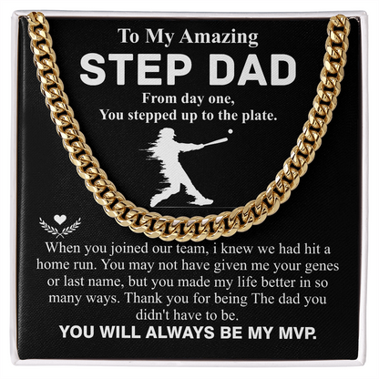 to my amazing step dad from day one