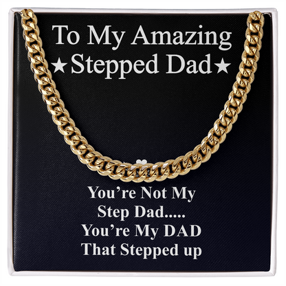 to my amazing stepped dad