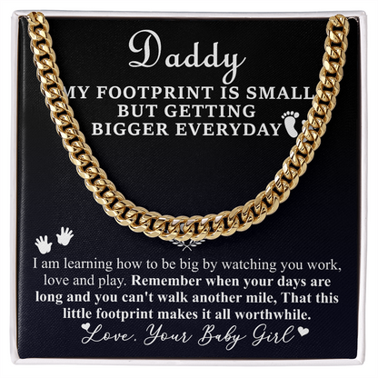 daddy my footprint
