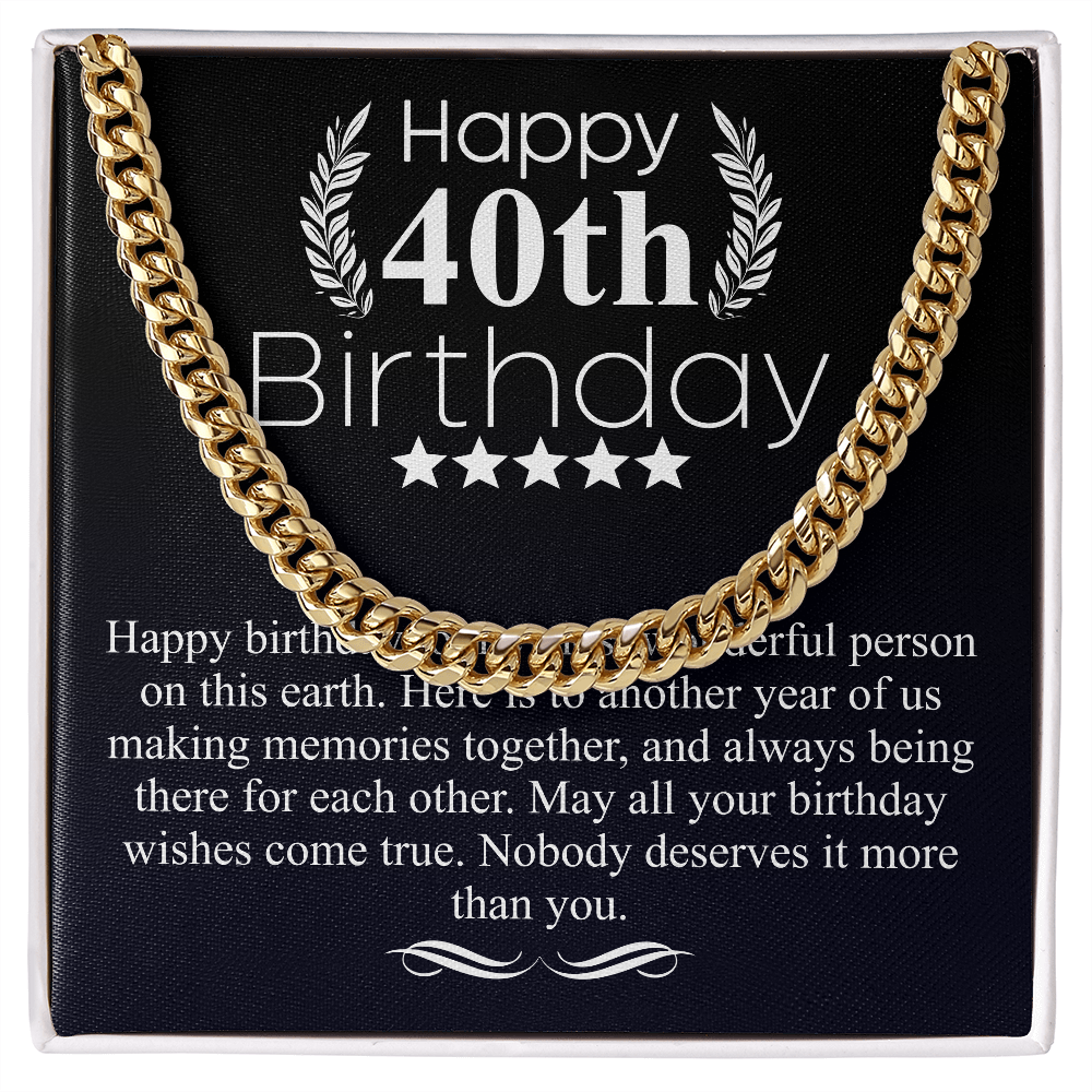 happy 40th birthday
