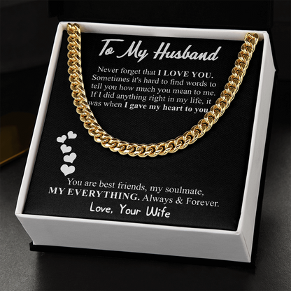 to my husband