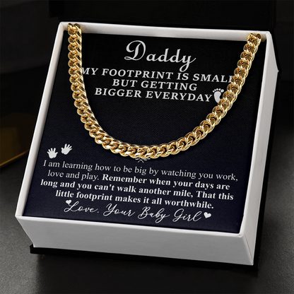 daddy my footprint