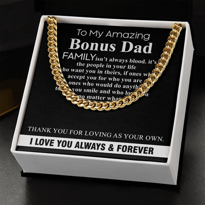 to my amazing bouns dad