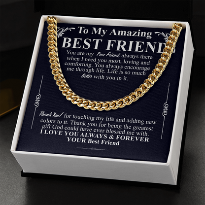 to my amazing best friend chain