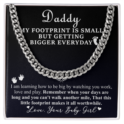 daddy my footprint