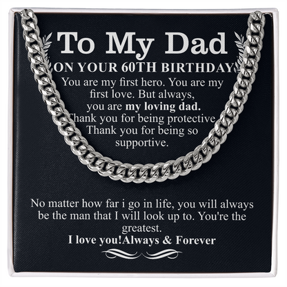 TO MY DAD ON YOUR 60TH BIRTHDAY