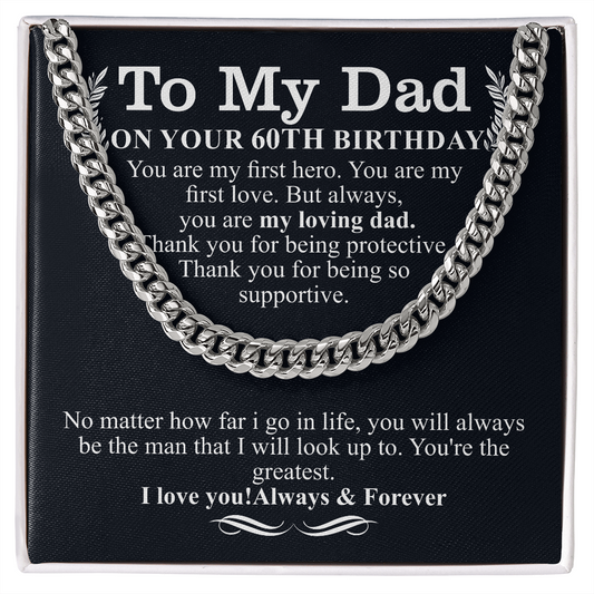 TO MY DAD ON YOUR 60TH BIRTHDAY