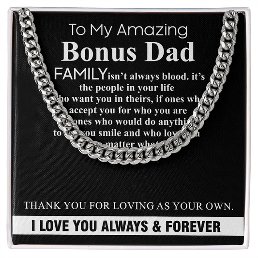 to my amazing bouns dad