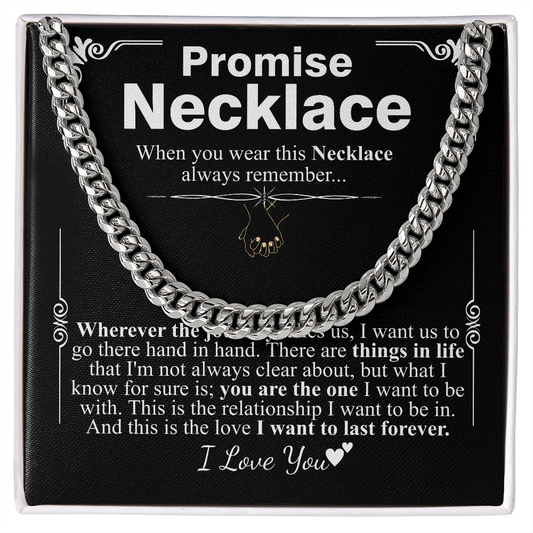 promise necklace