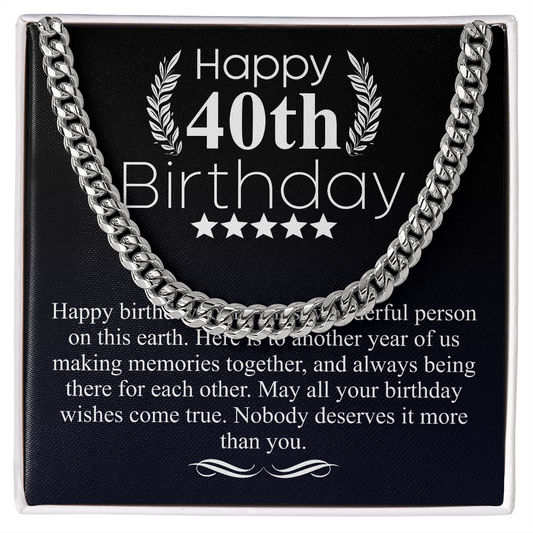 happy 40th birthday