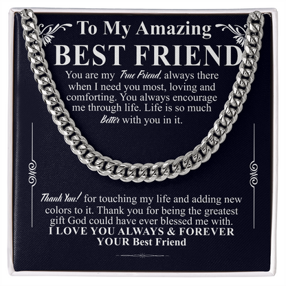 to my amazing best friend chain