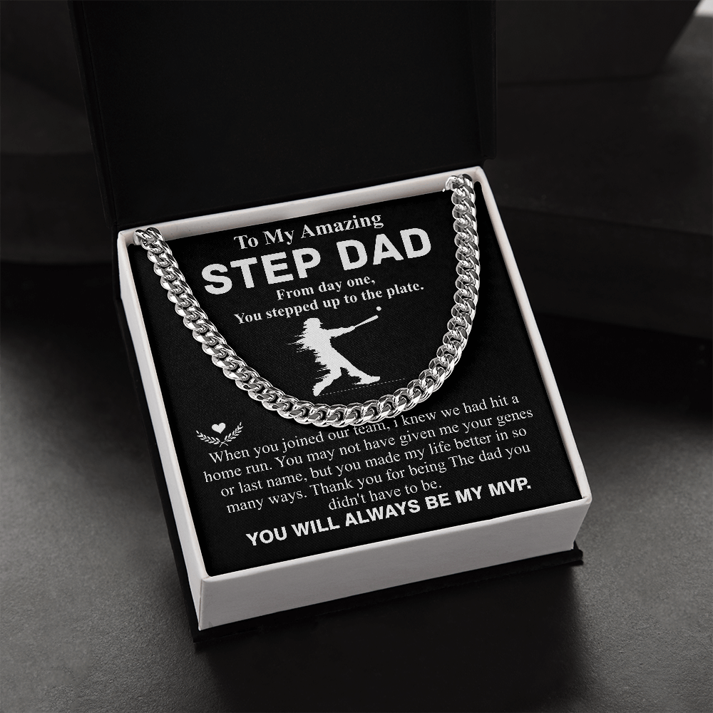 to my amazing step dad from day one